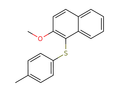 (2-methoxynaphthalen-1-yl)(p-tolyl)sulfane