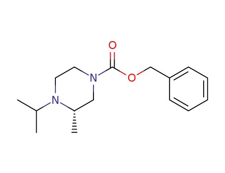 1-Piperazinecarboxylic acid, 3-methyl-4-(1-methylethyl)-, phenylmethyl
ester, (3S)-