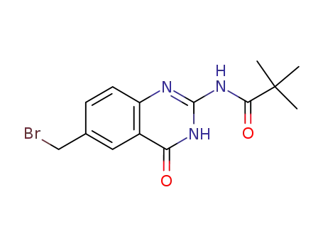 Propanamide,
N-[6-(bromomethyl)-1,4-dihydro-4-oxo-2-quinazolinyl]-2,2-dimethyl-