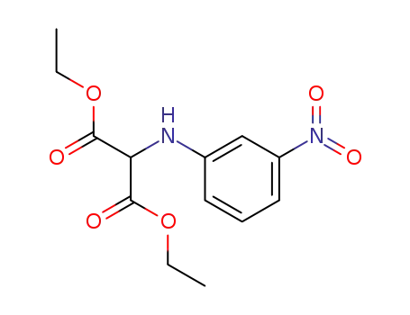 Molecular Structure of 61372-75-6 (Propanedioic acid, [(3-nitrophenyl)amino]-, diethyl ester)