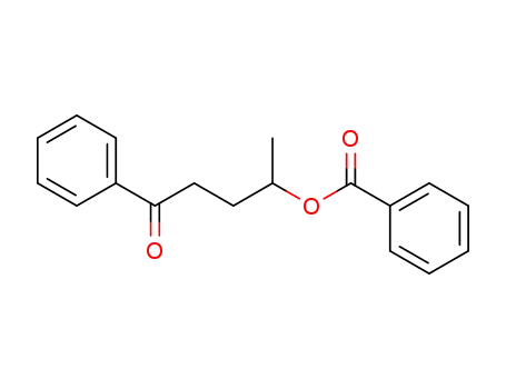 Molecular Structure of 62973-34-6 (1-Pentanone, 4-(benzoyloxy)-1-phenyl-)