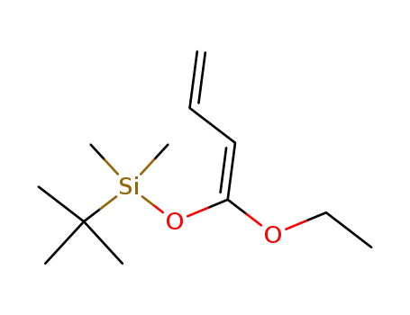 Molecular Structure of 96995-11-8 (Silane, (1,1-dimethylethyl)[[(1Z)-1-ethoxy-1,3-butadienyl]oxy]dimethyl-)