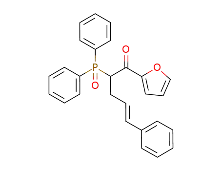 (E)-2-diphenylphosphinoyl-1-furan-2-yl-5-phenyl-pent-4-en-1-one