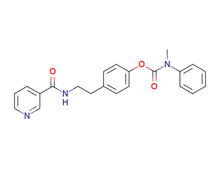 methyl-phenyl-carbamic acid 4-{2-[(pyridine-3-carbonyl)-amino]-ethyl}-phenyl ester