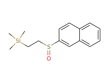 Silane, trimethyl[2-(2-naphthalenylsulfinyl)ethyl]-