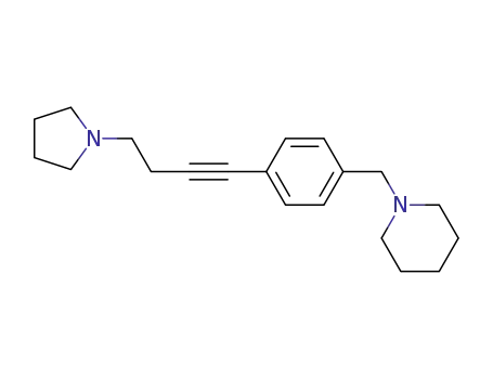1-[[4-[4-(1-Pyrrolidinyl)-1-butyn-1-yl]phenyl]methyl]piperidine