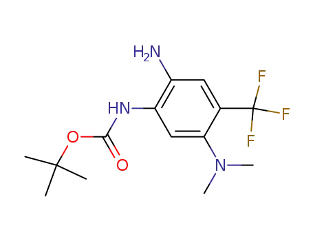 Carbamic acid, N-[2-amino-5-(dimethylamino)-4-(trifluoromethyl)phenyl]-, 1,1-dimethylethyl ester