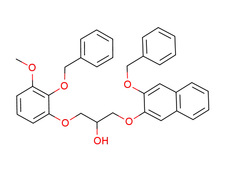 1-[2-(benzyloxy)-3-methoxyphenoxy]-3-[3-(benzyloxy)naphthalen-2-yloxy]propan-2-ol