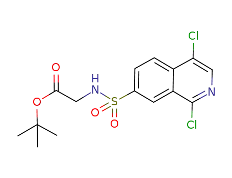 N-[(1,4-dichloro-7-isoquinolinyl)sulphonyl]glycine tert-butyl ester