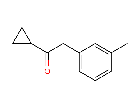 Molecular Structure of 56594-98-0 (2-(3-methylphenyl)-1-cyclopropylethan-1-one)