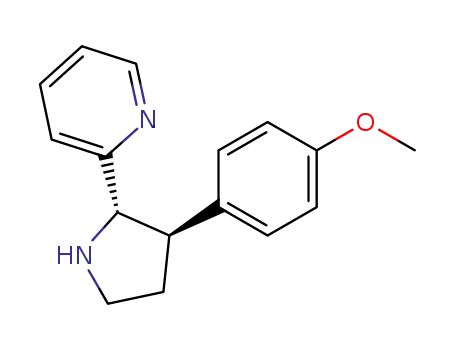 (2S,3R)-2-(pyridin-2-yl)-3-(4-methoxyphenyl)pyrrolidine