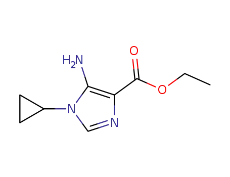 에틸 5-α-미노-1-시클로프로필-1H-이미다졸-4-카르복실레이트
