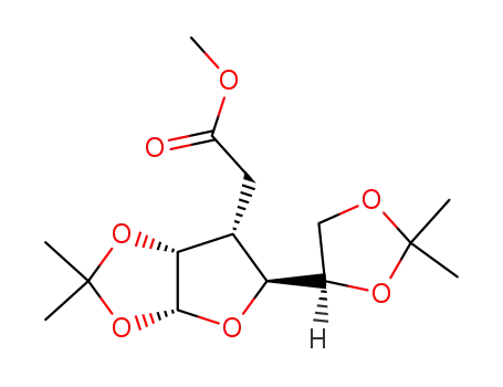 1,2:5,6-di-O-isopropylidene-3-deoxy-3-(methoxycarbonyl-methyl)-α-D-allofuranoside