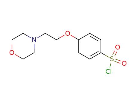 Molecular Structure of 259183-84-1 ([2-(morpholin-4-yl)ethoxy]benzene-4-sulfonyl chloride)