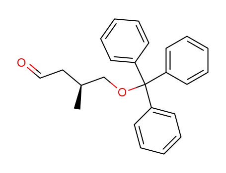 Butanal, 3-methyl-4-(triphenylmethoxy)-, (3S)-