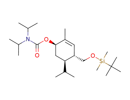 (1R,4R,5R)-5-isopropyl-4-{[(tert-butyldimethylsilyl)oxy]methyl}-2-methyl-cyclohex-2-enyl diisopropylcarbamate