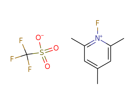1-Fluoro-2,4,6-trimethylpyridin-1-ium trifluoromethanesulfonate