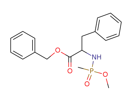 N-(methoxy(methyl)phosphinyl)-L-phenylalanine benzyl ester