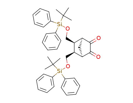 (1R,4S,5R,6S)-5,6-Bis-(tert-butyl-diphenyl-silanyloxymethyl)-bicyclo[2.2.1]heptane-2,3-dione