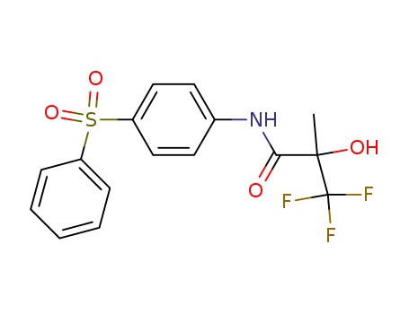 N-(4-PHENYLSULFONYLPHENYL)-3,3,3-TRIFLUORO-2-HYDROXY-2-METHYLPROPANAMIDE