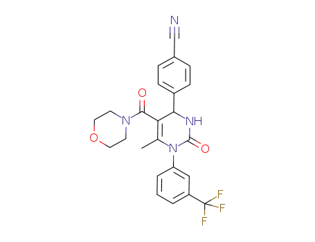 4-{6-methyl-5-(4-morpholinylcarbonyl)-2-oxo-1-[3-(trifluoromethyl)phenyl]-1,2,3,4-tetrahydro-4-pyrimidinyl}benzonitrile