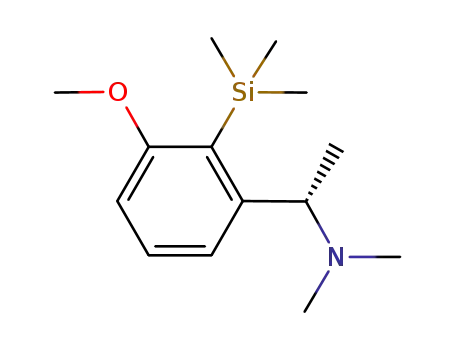 (S)-N,N-dimethyl-1-[3-methoxy-2-(trimethylsilyl)phenyl]ethylamine