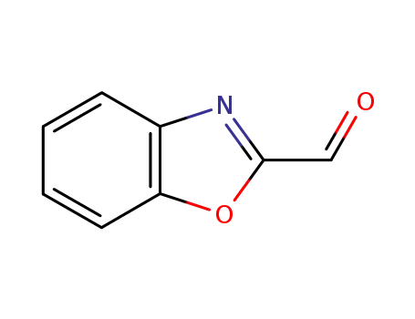 Molecular Structure of 62667-25-8 (Benzooxazole-2-carbaldehyde)