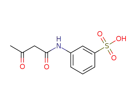 Molecular Structure of 35354-89-3 (Benzenesulfonic acid, 3-[(1,3-dioxobutyl)amino]-)