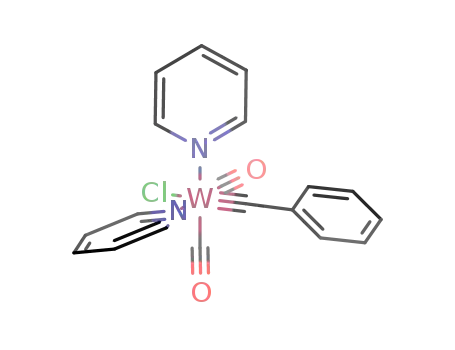 W(CC<sub>6</sub>H<sub>5</sub>)Cl(CO)2(C<sub>5</sub>H<sub>5</sub>N)2