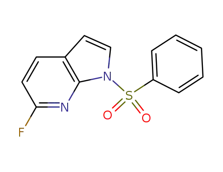 1H-Pyrrolo[2,3-b]pyridine, 6-fluoro-1-(phenylsulfonyl)-