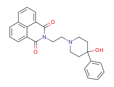 2-[2-(4-hydroxy-4-phenyl-1-piperidinyl)ethyl]-1H-benz[de] isoquinoline-1,3 (2H)-dione