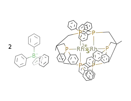((triphos)Rh(μ-S)2Rh(triphos))(BPh4)2