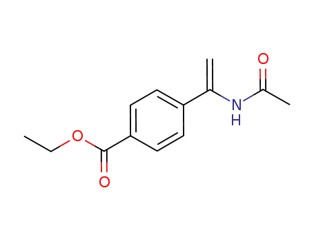 Molecular Structure of 1028431-82-4 (ethyl 4-(1-acetamidovinyl)benzoate)