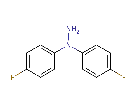 Molecular Structure of 1717-35-7 (Hydrazine, 1,1-bis(4-fluorophenyl)-)