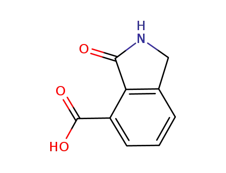 Molecular Structure of 935269-27-5 (3-OXO-2,3-DIHYDRO-1H-ISOINDOLE-4-CARBOXYLIC ACID)