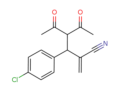 2-[2-acetyl-1-(4-chlorophenyl)-3-oxobutyl]acrylonitrile