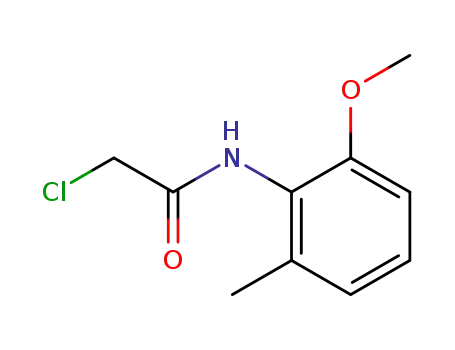 Molecular Structure of 64125-10-6 (Acetamide, 2-chloro-N-(2-methoxy-6-methylphenyl)-)