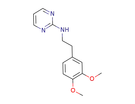 Molecular Structure of 864434-18-4 (N-[2-(3,4-dimethoxyphenyl)ethyl]pyrimidin-2-amine)