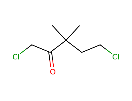 Molecular Structure of 87465-67-6 (2-Pentanone, 1,5-dichloro-3,3-dimethyl-)
