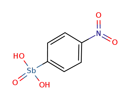 Molecular Structure of 10247-92-4 (dihydroxy(4-nitrophenyl)stibane oxide)