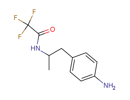Molecular Structure of 726-19-2 (Acetamide, N-[2-(4-aminophenyl)-1-methylethyl]-2,2,2-trifluoro-)