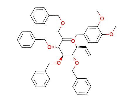 (3R,4S,5R,6S)-1,3,4,5-tetra-O-benzyl-6-O-(3,4-dimethoxybenzyl)-2-methylene-oct-7-ene-1,3,4,5,6-pentol