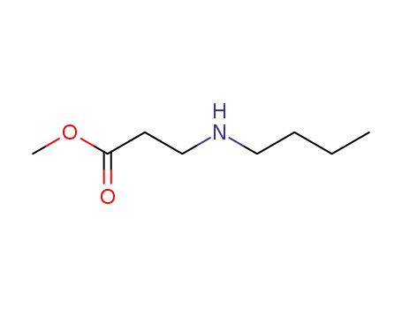 Molecular Structure of 4640-77-1 (METHYL 3-(BUTYLAMINO)PROPANOATE)