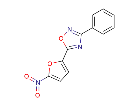 Molecular Structure of 4969-61-3 (1,2,4-Oxadiazole, 5-(5-nitro-2-furanyl)-3-phenyl-)
