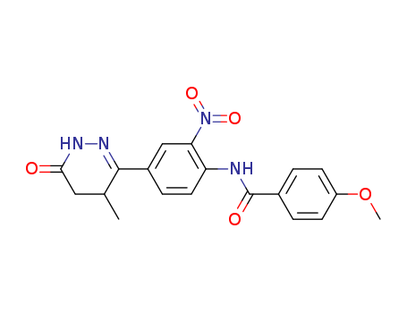 4-methoxy-N-[4-(4-methyl-6-oxo-1,4,5,6-tetrahydropyridazin-3-yl)-2-nitrophenyl]benzamide