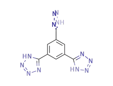 Molecular Structure of 193614-99-2 (1,3,5-tri(1H-tetrazol-5-yl) benzene)
