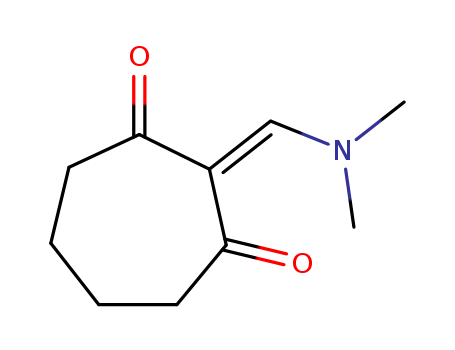 Molecular Structure of 499206-24-5 (1,3-Cycloheptanedione, 2-[(dimethylamino)methylene]-)