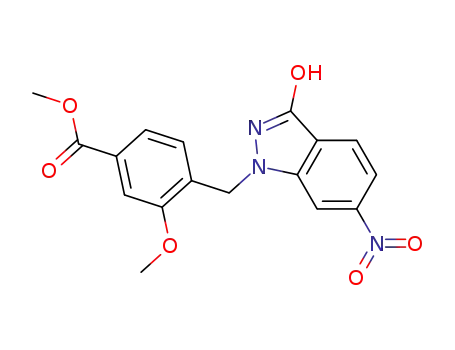 methyl 4-[3-hydroxy-6-nitroindazol-1-ylmethyl]-3-methoxybenzoate