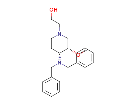 2-[(3S,4R)-4-(dibenzylamino)-3-methoxypiperidin-1-yl]ethanol