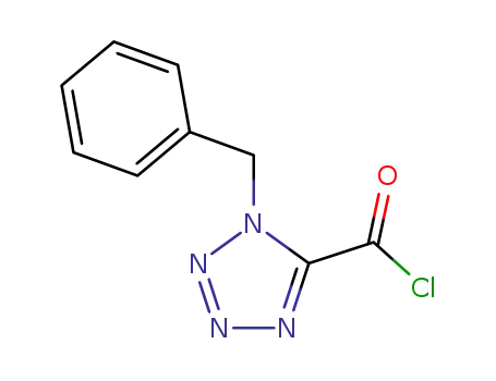 1-benzyl-1H-tetrazole-5-carbonyl chloride
